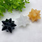 1.9" Mixed Crystal Merkaba Carvings Bulk Wholesale