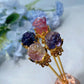 5.5" Fluorite Rose Hairpin Bulk Wholesale