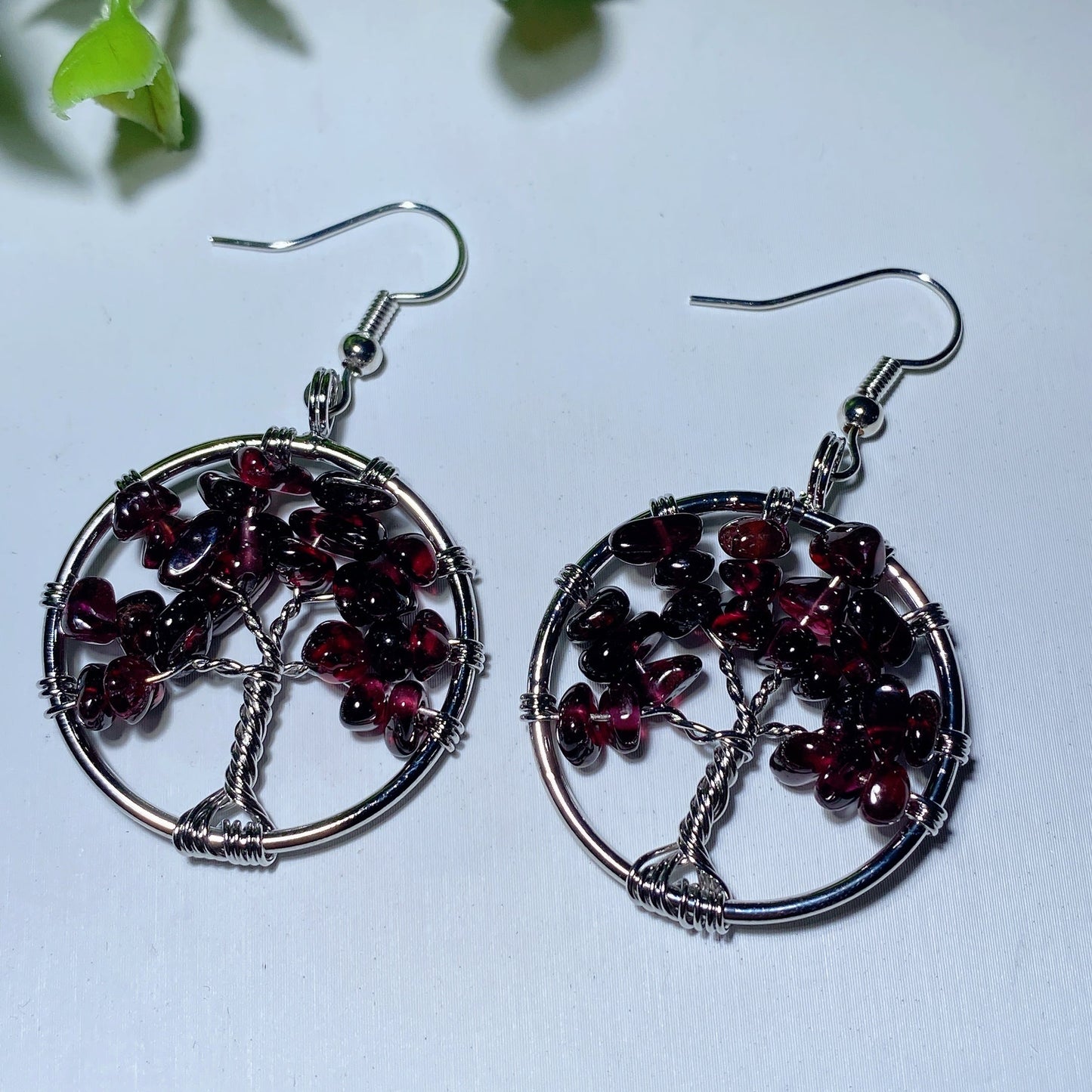 Mixed Crystal Life Tree Earrings Bulk Wholesale