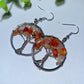 Mixed Crystal Life Tree Earrings Bulk Wholesale