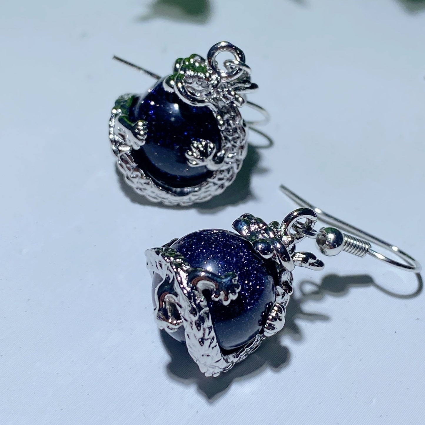 Mixed Crystal Dragon Earrings Bulk Wholesale