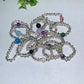 Adjustable Silver Chips Crystal Ring Bulk Wholesale