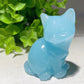 2.3" Mixed Crystal Cat Carvings Bulk Wholesale