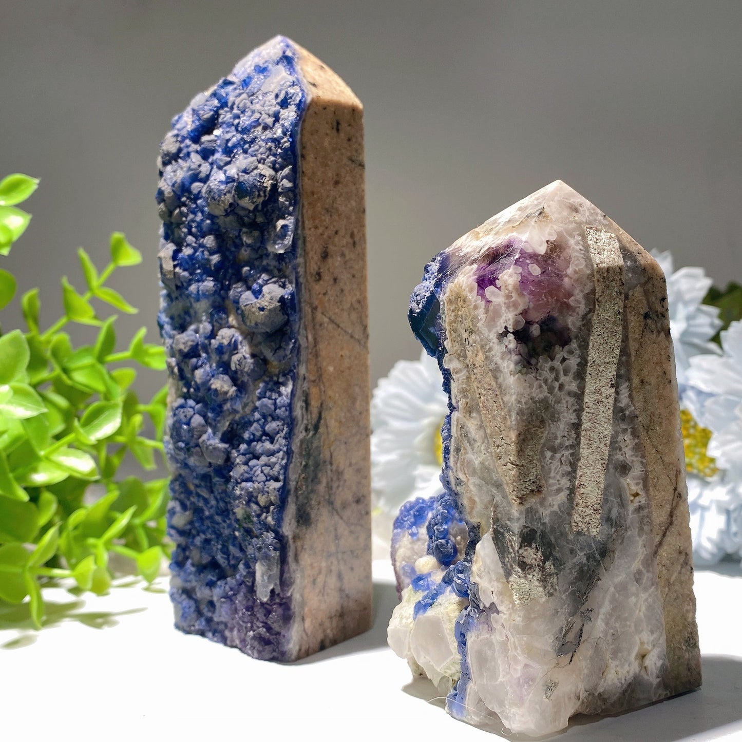 3.5"-8.0" Mongolia Fluorite Tower Bulk Wholesale