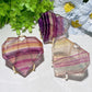 2.0"-2.4" Fluorite Heart Carvings Bulk Wholesale