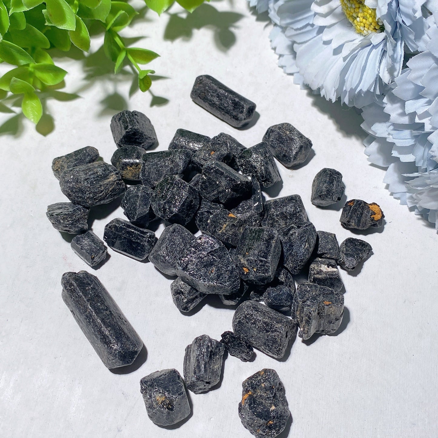 10mm-30mm Black Tourmaline Chunks Bag Bulk Wholesale