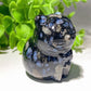 2.0" Mixed Crystal Cat Carvings Bulk Wholesale