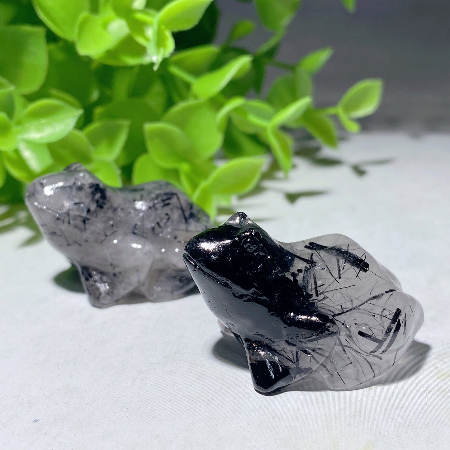 1.2"-1.7" Black Tourmaline Mini Carvings Bulk Wholesale