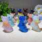 2.2" Mixed Crystal Dragon Carvings Bulk Wholesale