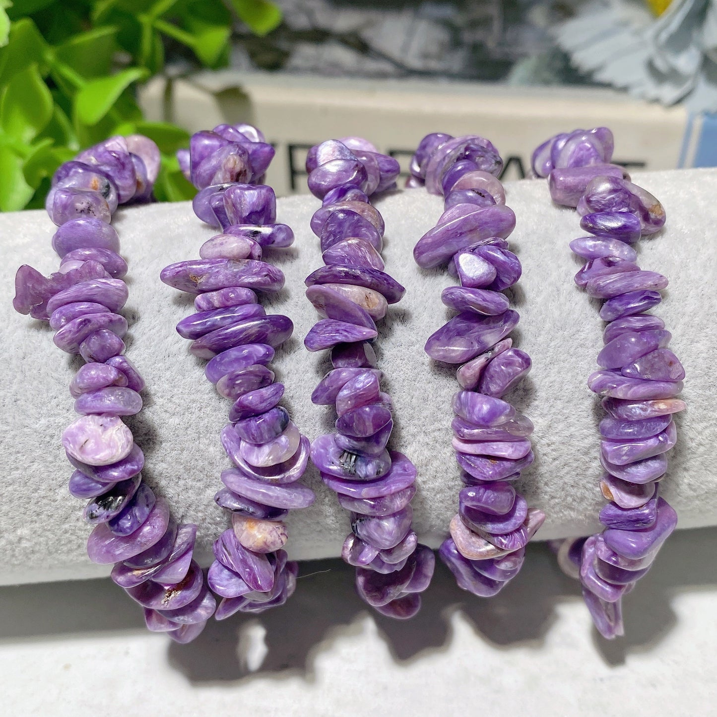 Charoite Chips Bracelet Bulk Wholesale