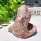 2.3" Mixed Crystal Shark's Head Carvings Bulk Wholesale