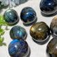 25-30mm Labradorite Tumbles Bag 200g Bulk Wholesale