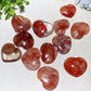 1.0"-1.5" Fire Quartz Heart Carvings Bag 100g Bulk Wholesale