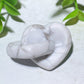 1.4" Mixed Crystal Double Heart Locker Cavings Bulk Wholesale