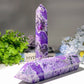 6.0"-9.0" Purple Moss Agate Tower Bulk Wholesale