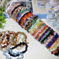 100pcs Mixed Crystal Chips Bracelets Bulk Deal Wholesale