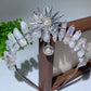 Mixed Aura Crystal Crown with Pearl Sun Decor Bulk Wholesale