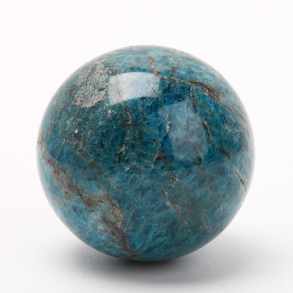 Blue Apatite Sphere