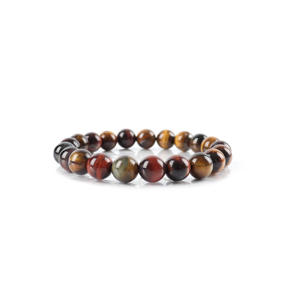 8mm Rainbow Tiger Eye Bracelet Wholesale Crystals USA