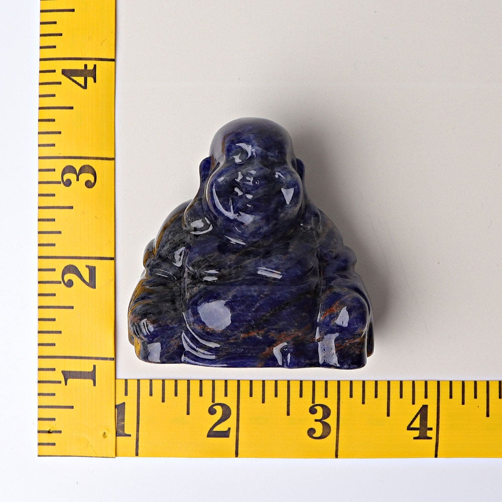 2.4" Sodalite Buddha Crystal Carvings Wholesale Crystals USA