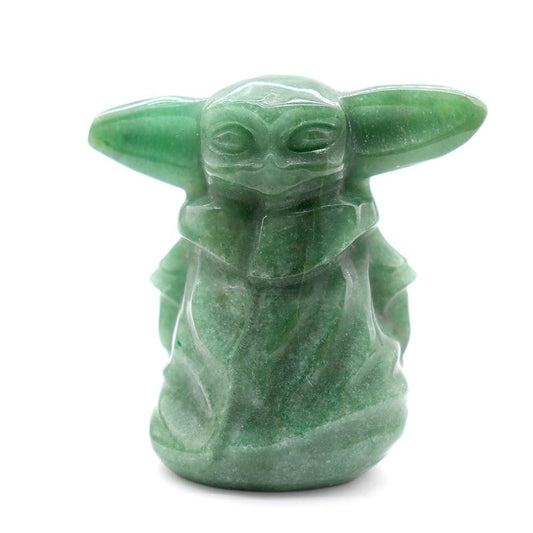 Master Yoda Aventurine Crystal Carvings Wholesale Crystals USA