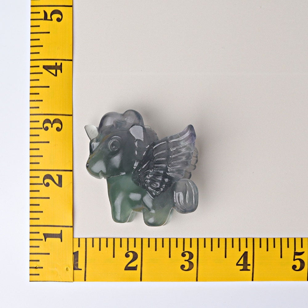 2" Fluorite Unicorn Crystal Carvings Wholesale Crystals USA