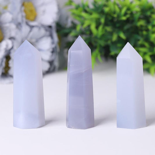 Blue Chalcedony Tower Wholesale Crystals USA