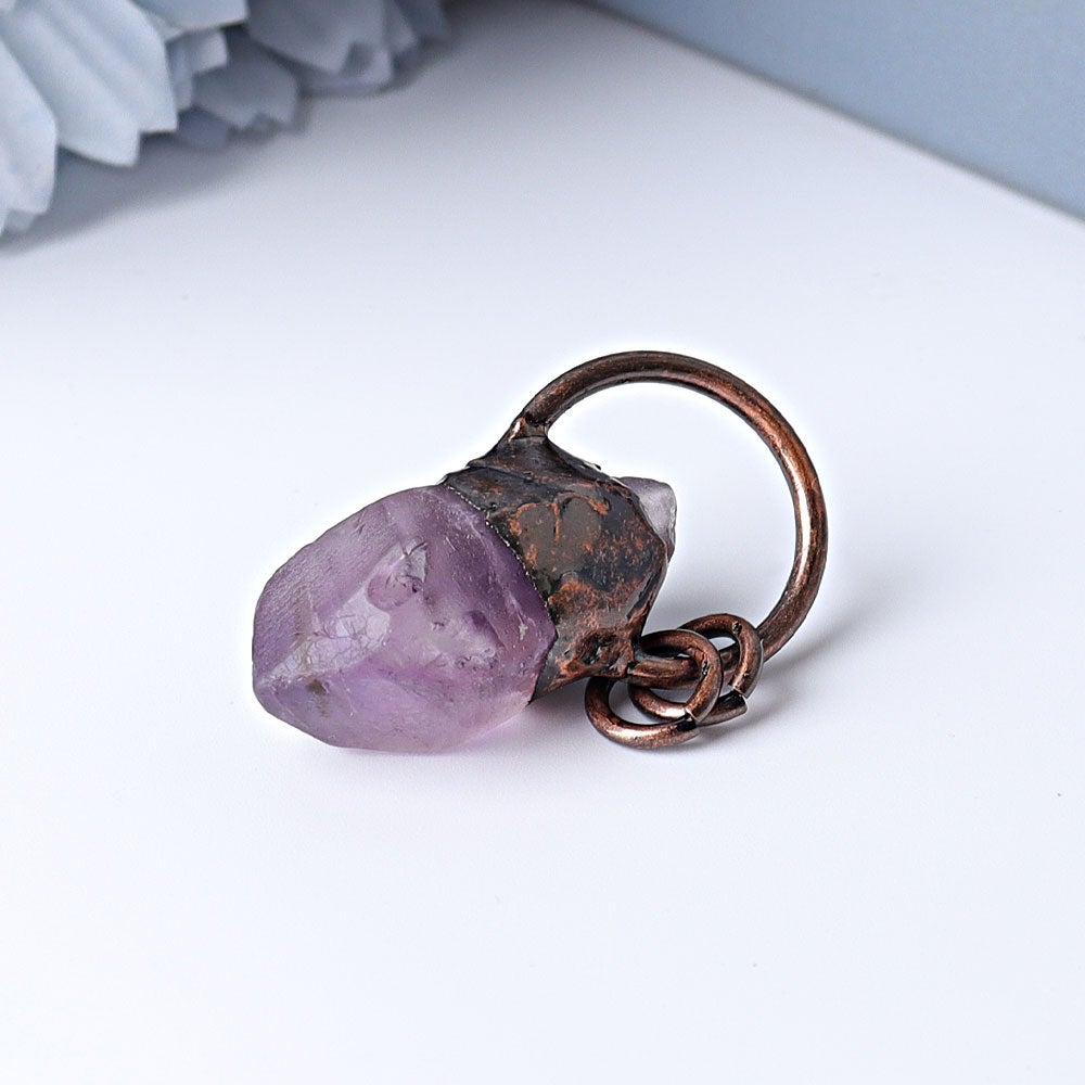 1.5" Amethyst Pendant for DIY Wholesale Crystals USA