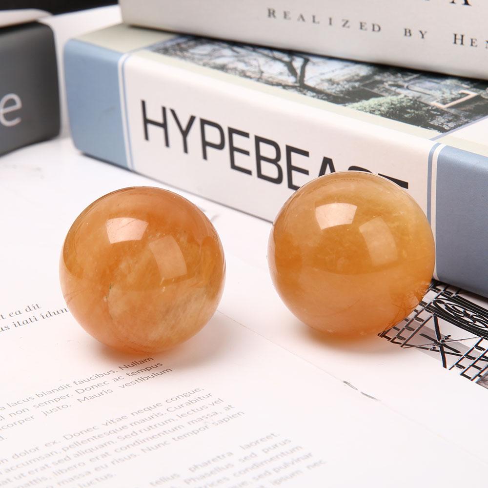 Honey Calcite Crystal Sphere Wholesale Crystals USA