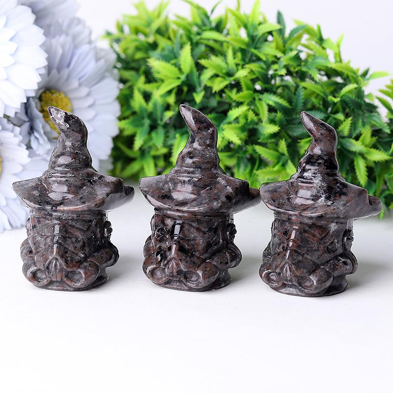 3" Yooperlite Wizard Crystal Carvings for Halloween Wholesale Crystals USA