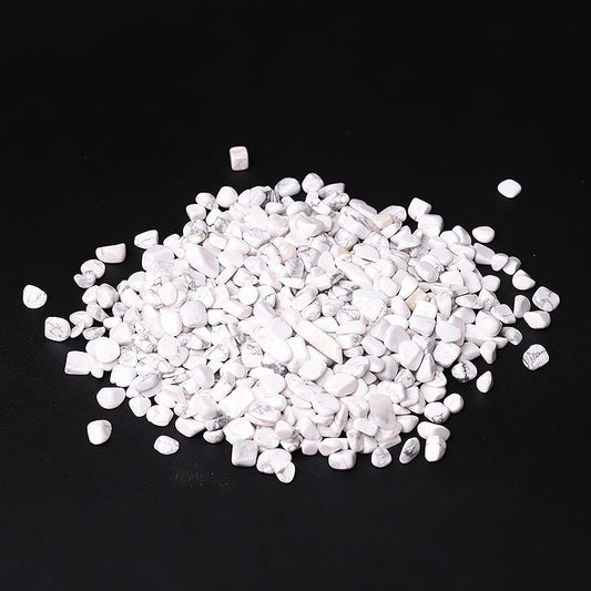 0.1kg Different Size Howlite Chips Crystal Chips for Decoration Wholesale Crystals USA