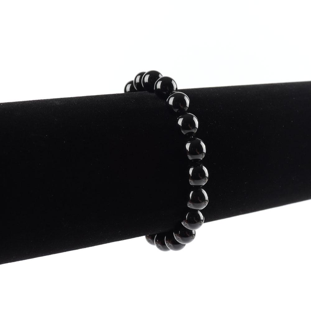 8mm Black Obsidian Bracelet Wholesale Crystals USA