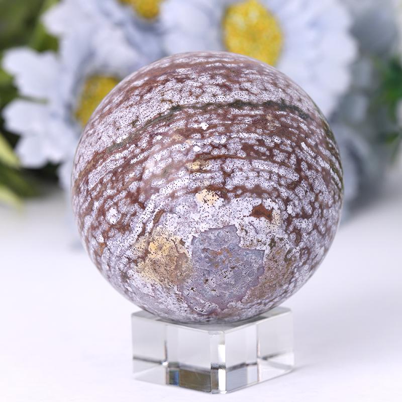 1.2"-4.0" Ocean Jasper Sphere Wholesale Crystals USA