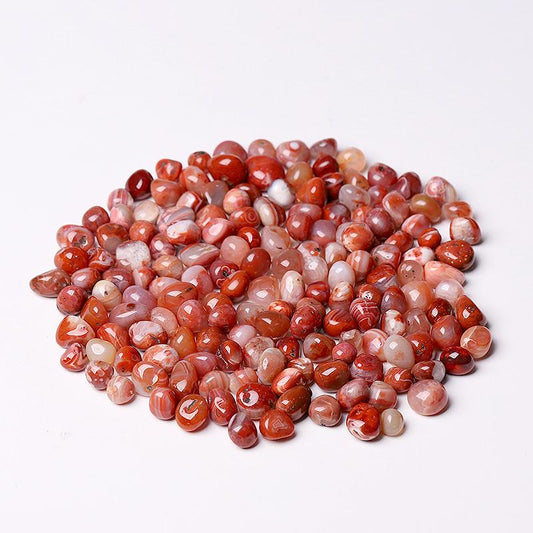 0.1kg 5-10mm High Quanlity Round Shape Carnelian Chips Wholesale Crystals USA