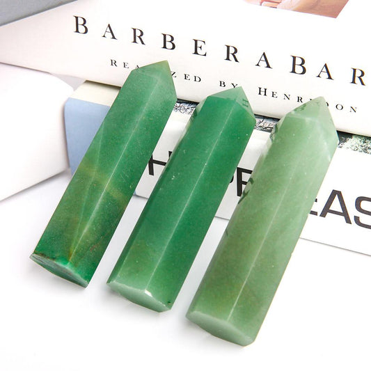 Set of 3 Aventurine Crystal Points Wholesale Crystals USA