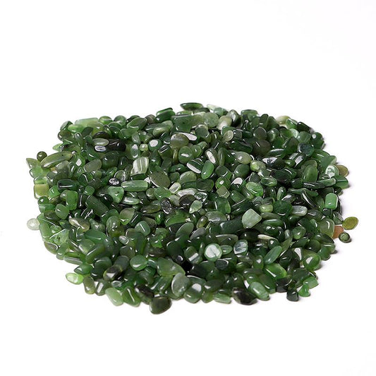 0.1kg Natural Green Jade Crystal Chips Wholesale Crystals USA