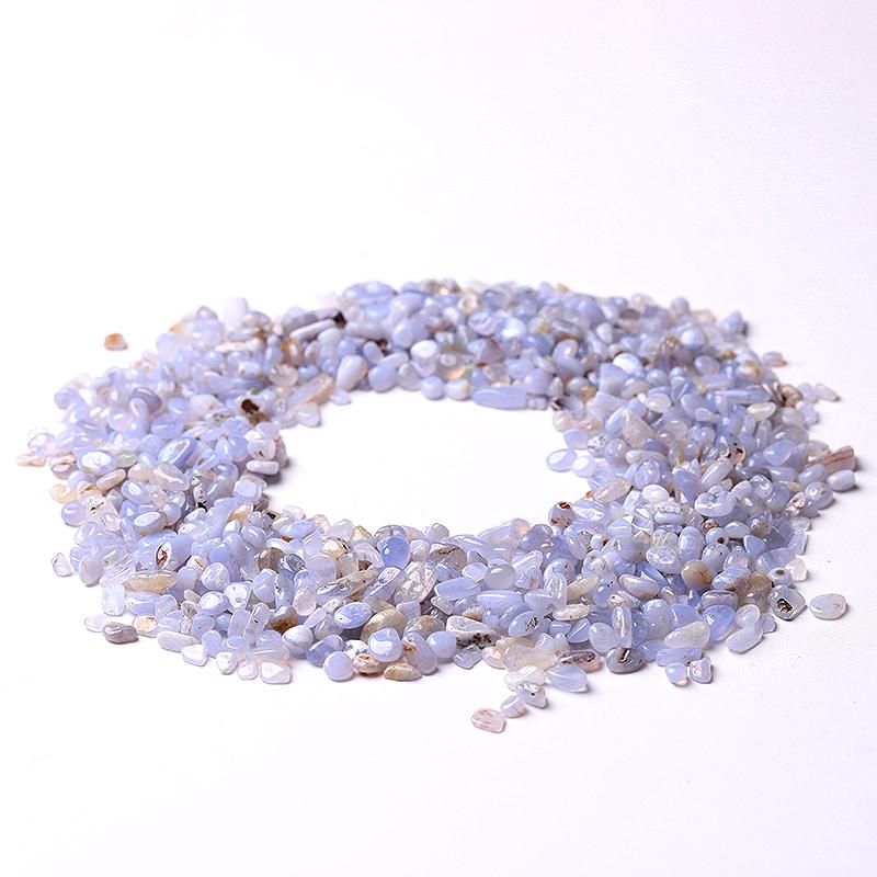 0.1kg 7mm-9mm Blue Lace Agate Crystal Chips Wholesale Crystals USA