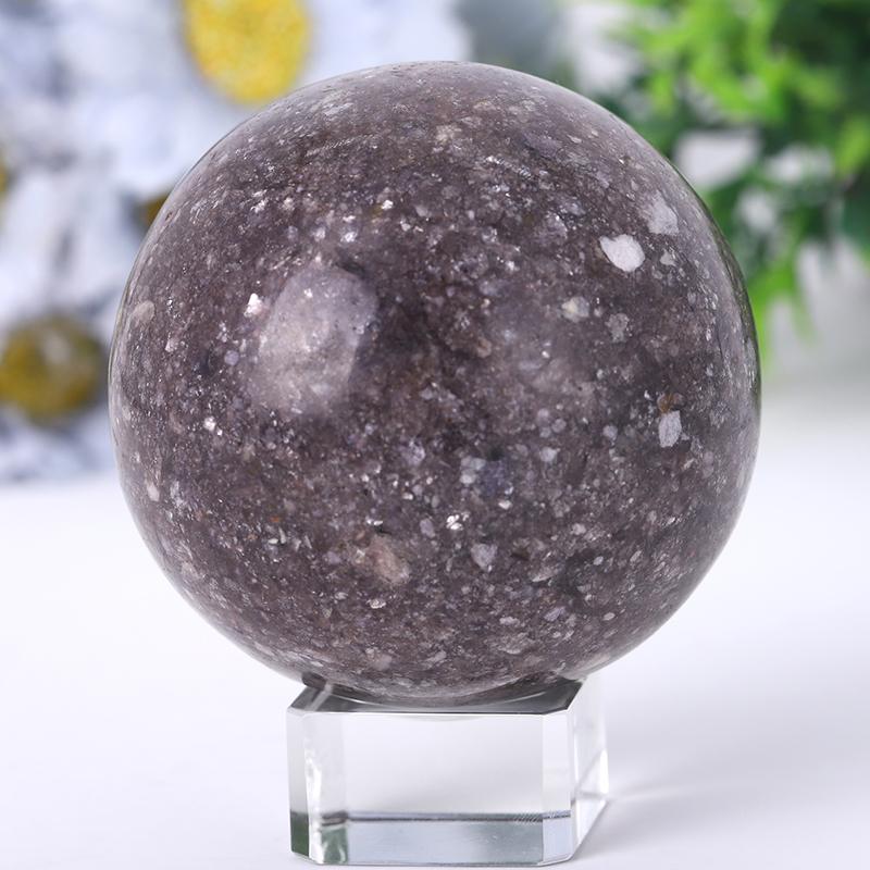 2.5"-4.5" Resin Lepidolite Sphere Wholesale Crystals USA