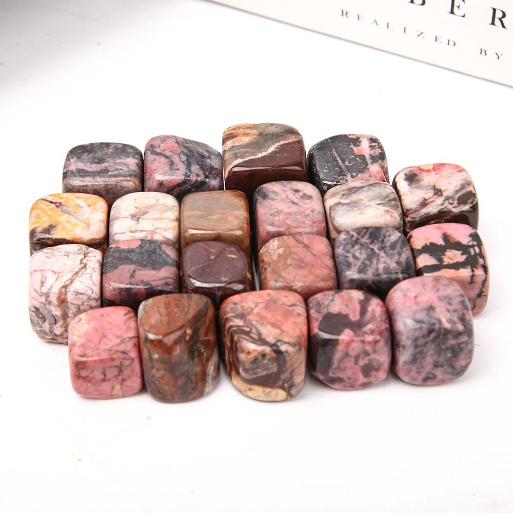 0.1kg Rhodonite Cubes Bag Wholesale Crystals USA