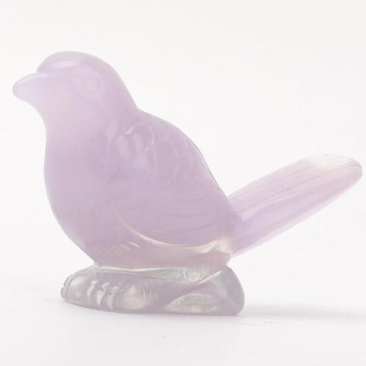 Unique Fluorite Hand Carved Bird Free Form