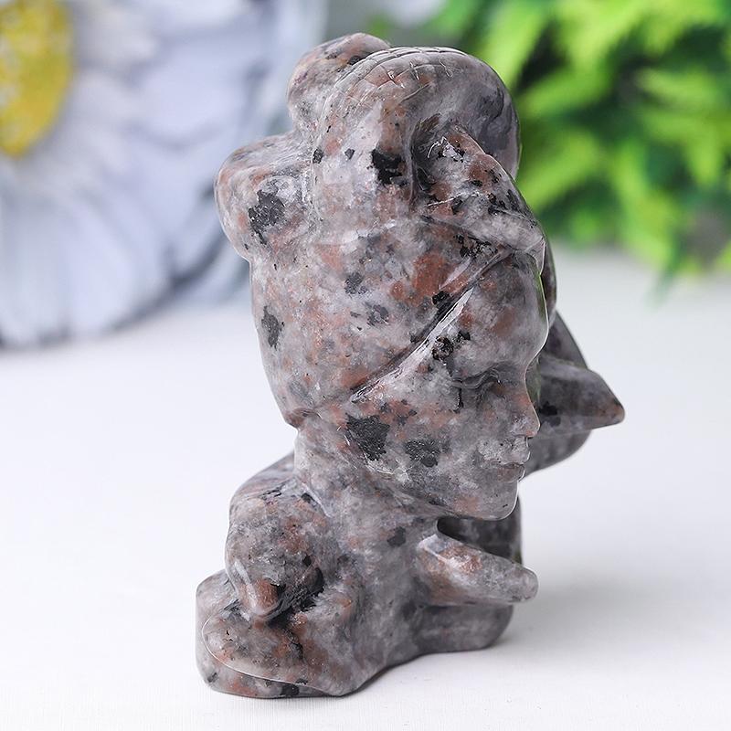 2.5" Yooperlite Medusa Crystal Carvings Wholesale Crystals USA