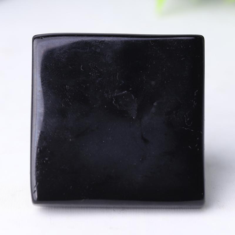 1.6" Black Obsidian Pyramid Crystal Carvings Wholesale Crystals USA