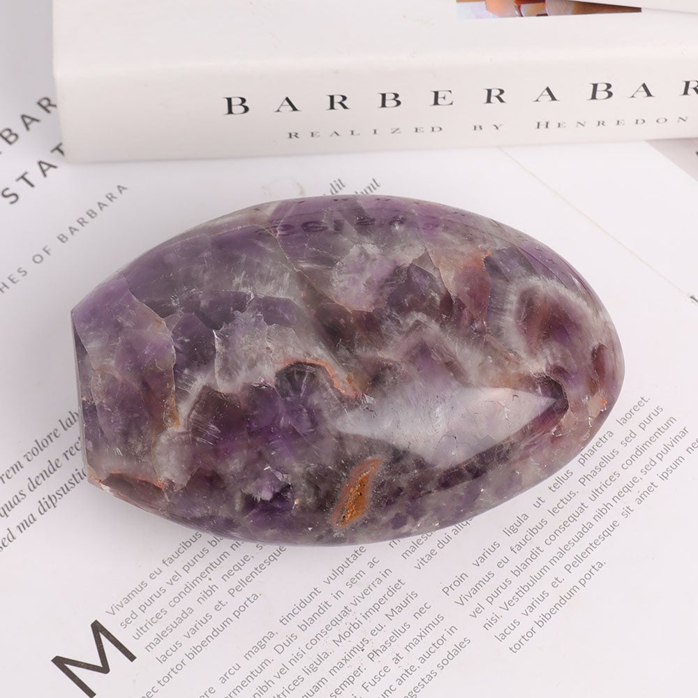 Unique Dream Amethyst Polished Stone Free Form