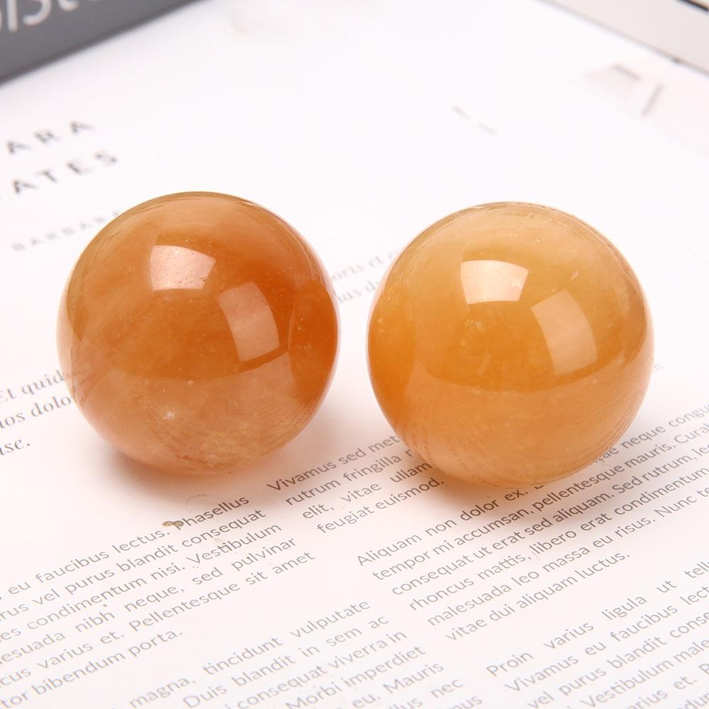 Honey Calcite Crystal Sphere Wholesale Crystals USA