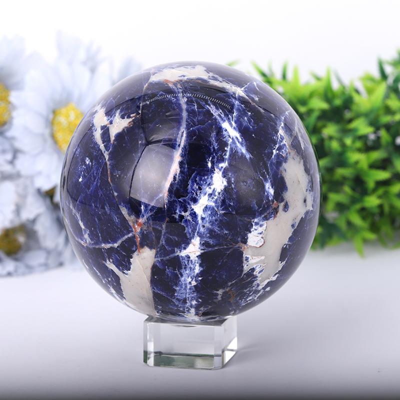 2.5"-4.0" Sodalite Sphere Wholesale Crystals USA