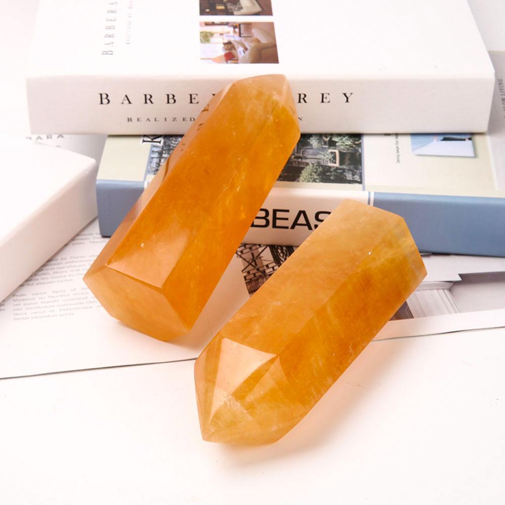 Honey Calcite Tower Wholesale Crystals USA