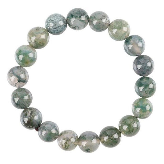 10mm Moss Agate Bracelet Wholesale Crystals USA