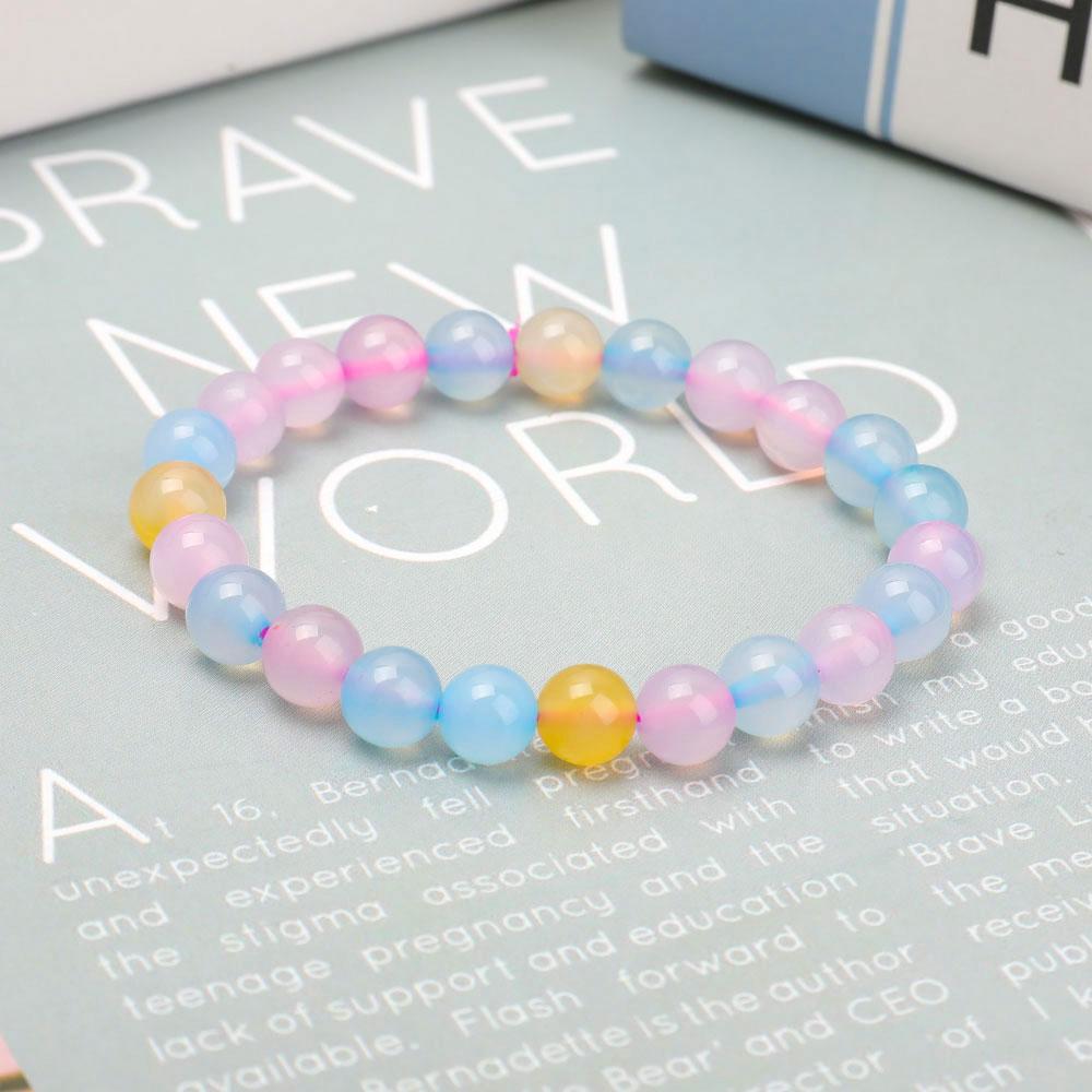 8mm Chalcedony Bracelet Wholesale Crystals USA