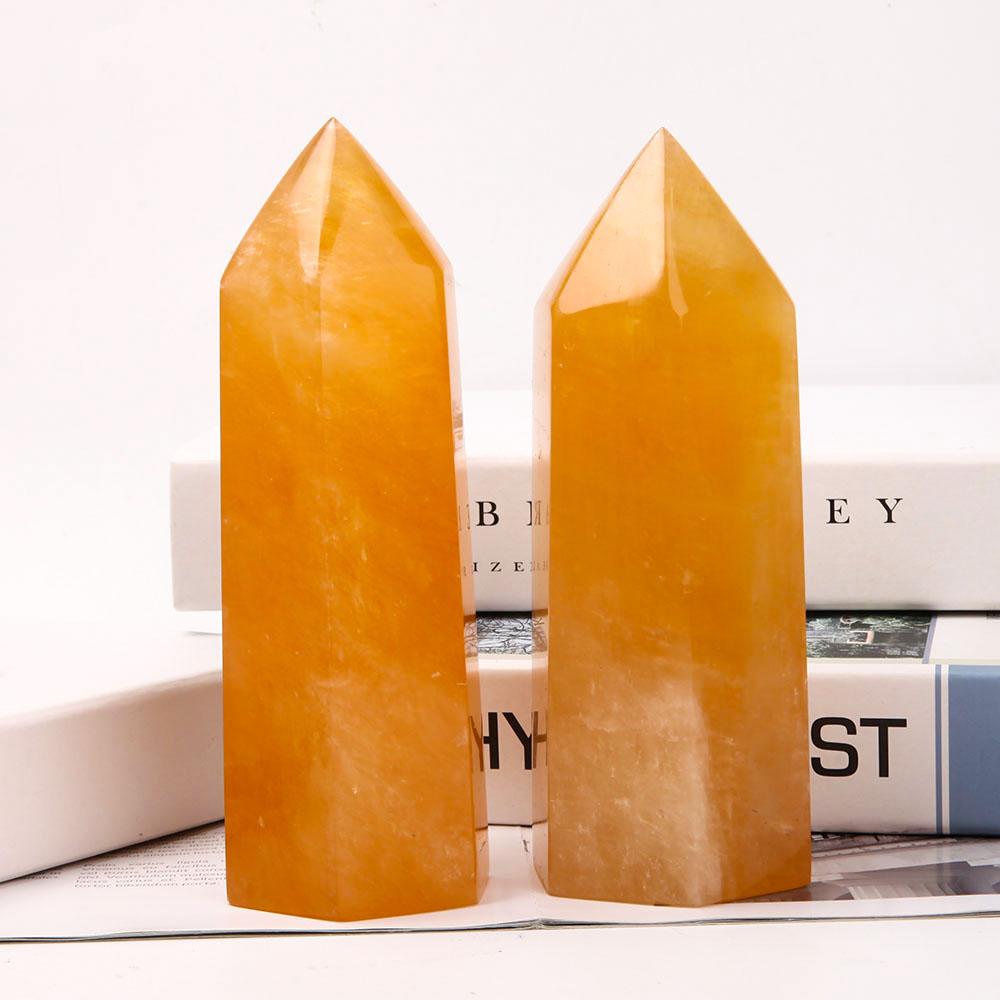 Honey Calcite Tower Wholesale Crystals USA