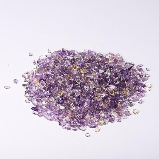 0.1kg Natural Ametrine Chips Crystal Chips for Decoration Wholesale Crystals USA